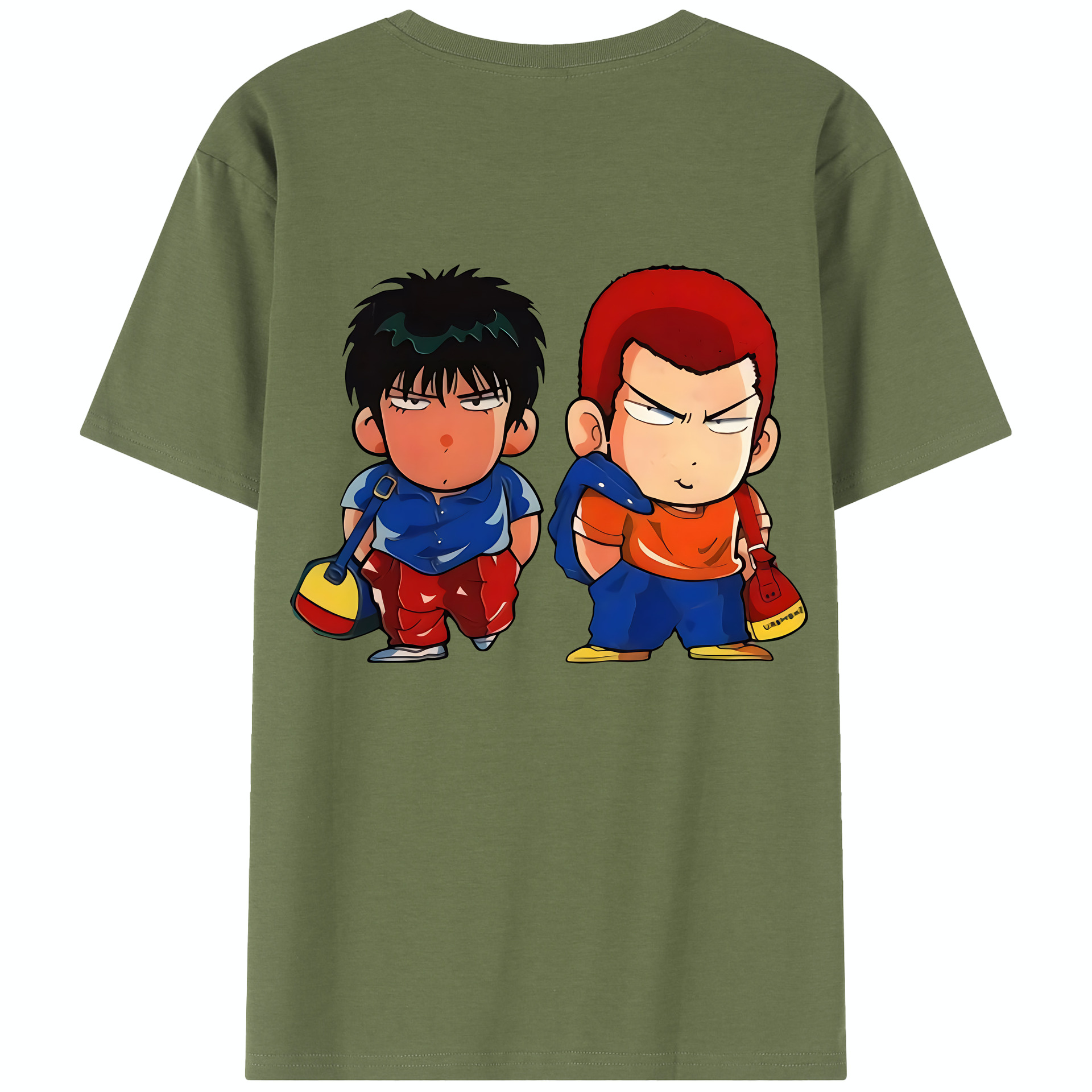 SLAM DUNK／スラムダンク 綿100％半袖Tシャツ（背面プリント）